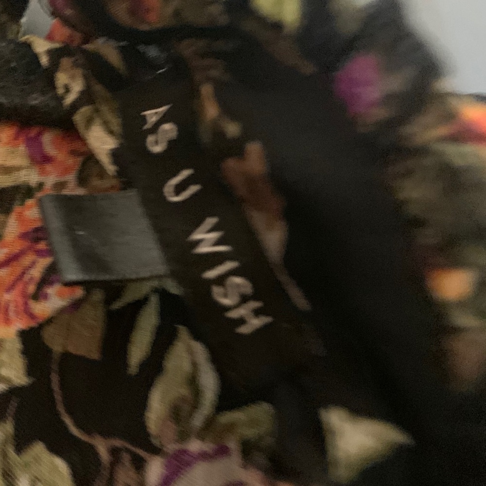 BLACK FLORAL DRESS - Picture 7 of 7